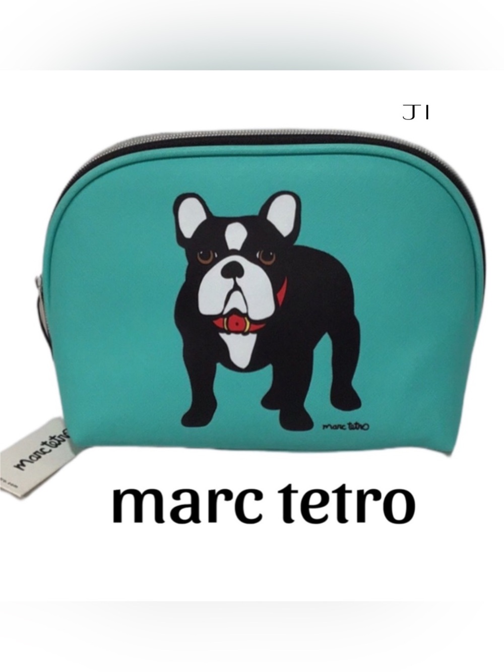 MARC TETRO Cosmetic Bag Animal Free Material NWT